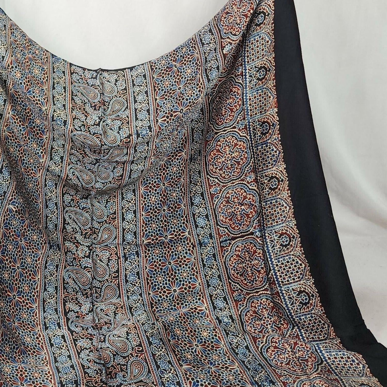 Ajrakh Saree - Lalitya