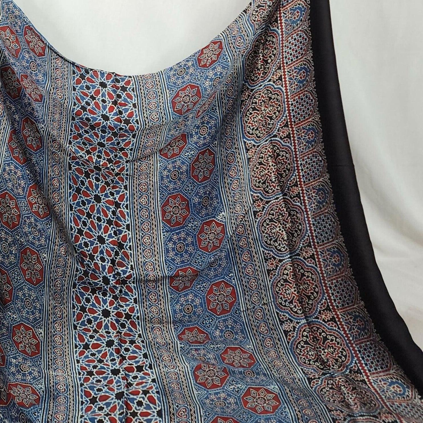 Ajrakh Saree - Manjula