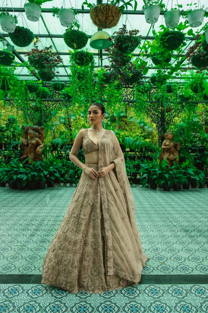 Indo-Western Floral Reverie