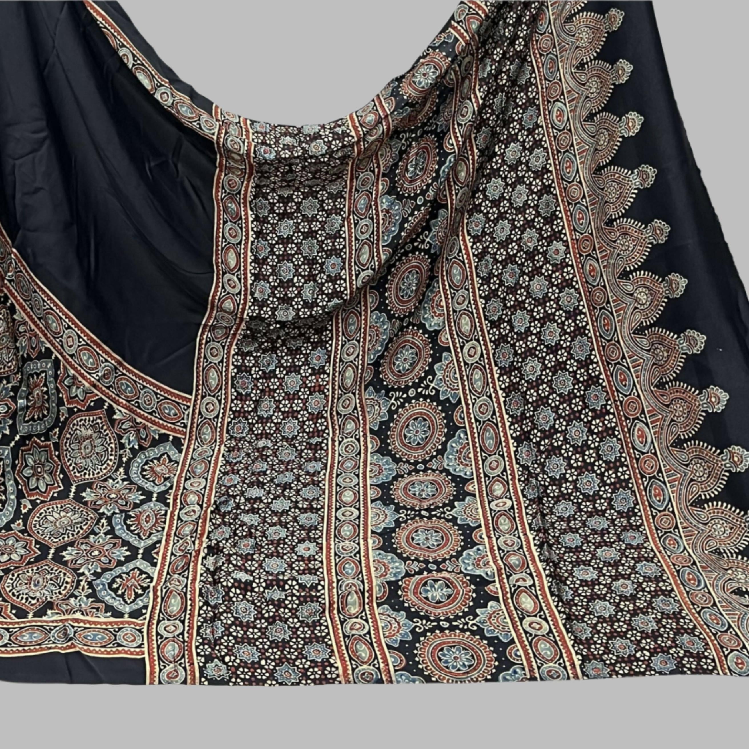 Ajrakh Saree - Rajsi Roop