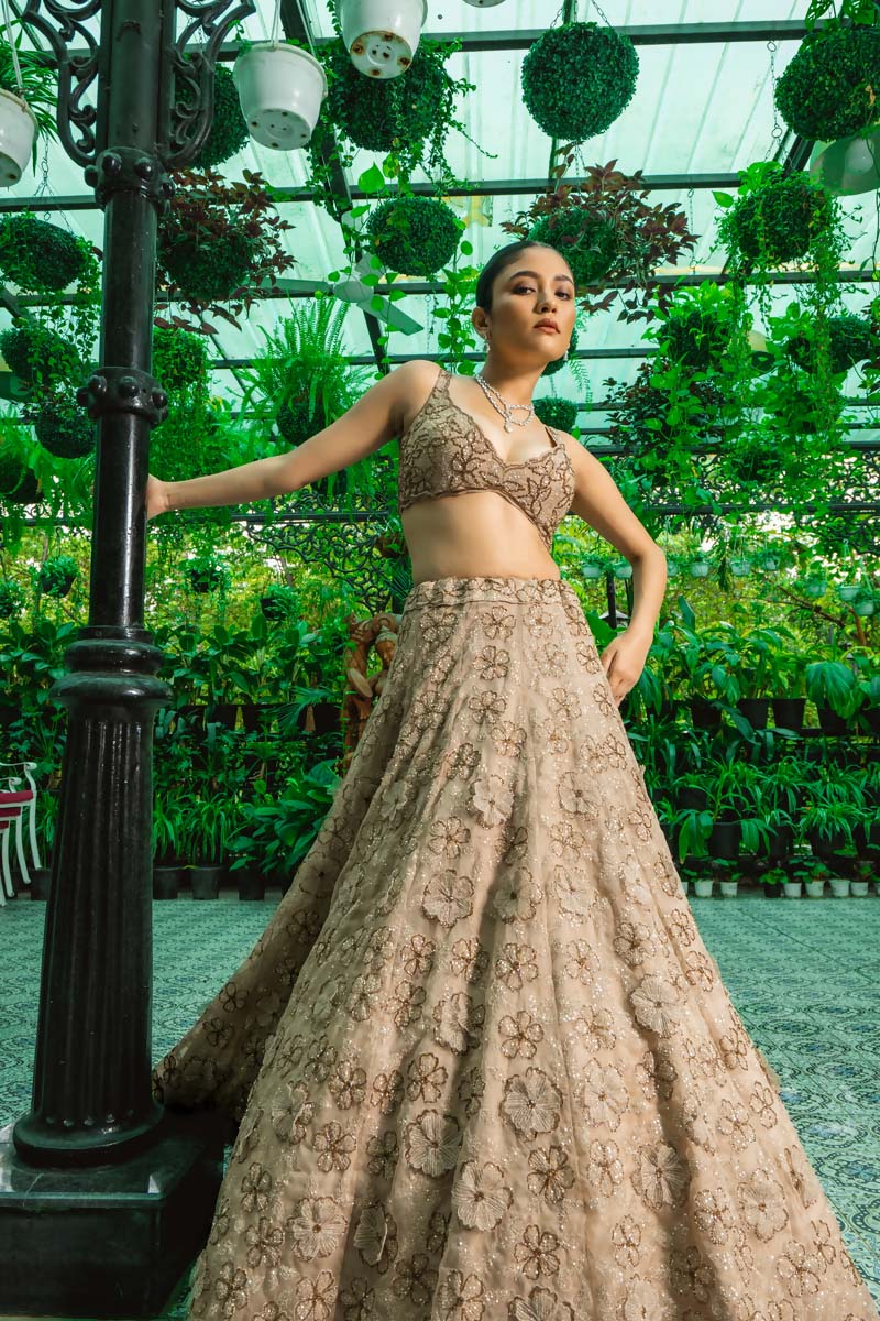 Indo-Western Floral Reverie