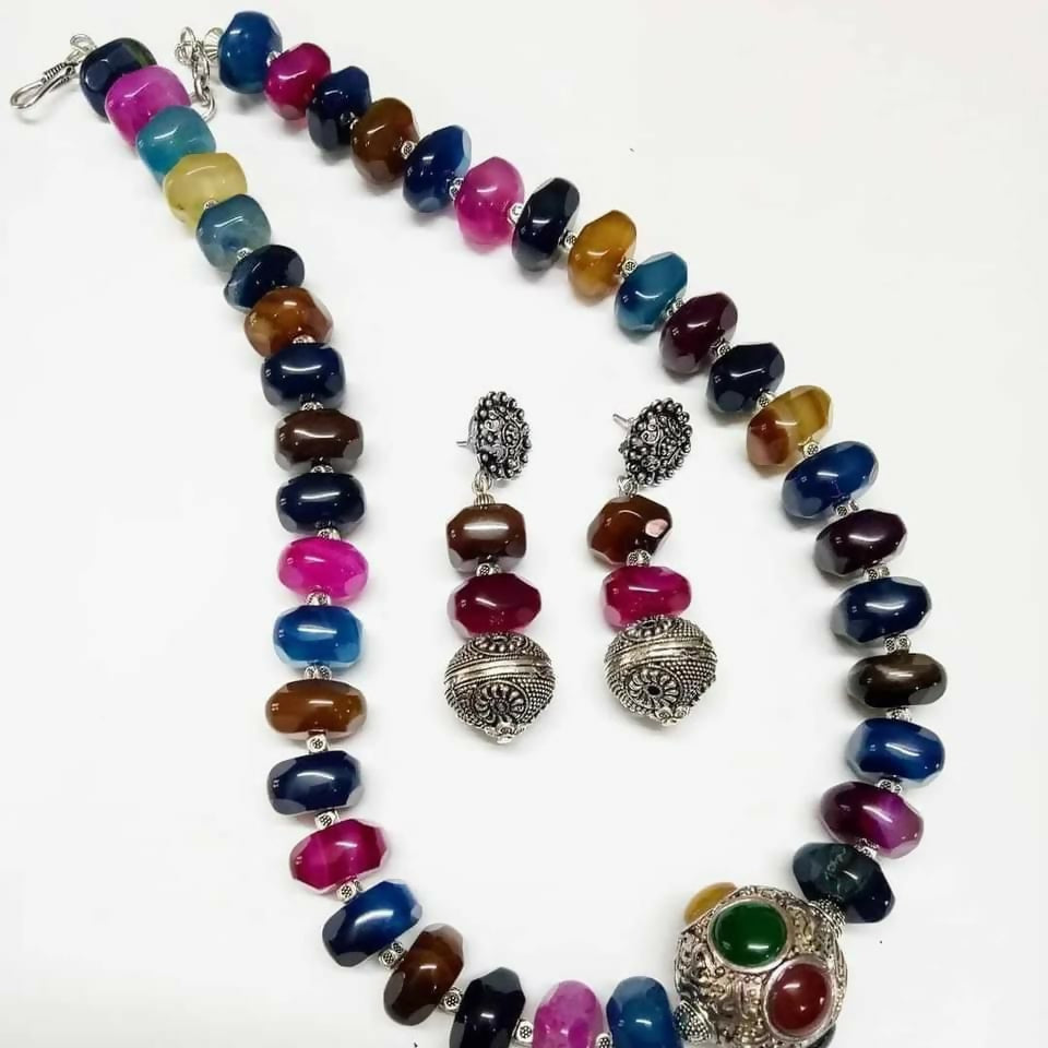 Multi colour Rondelles