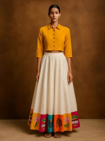 Marigold Heritage Lehenga - Ready to Wear Lehenga & Choli