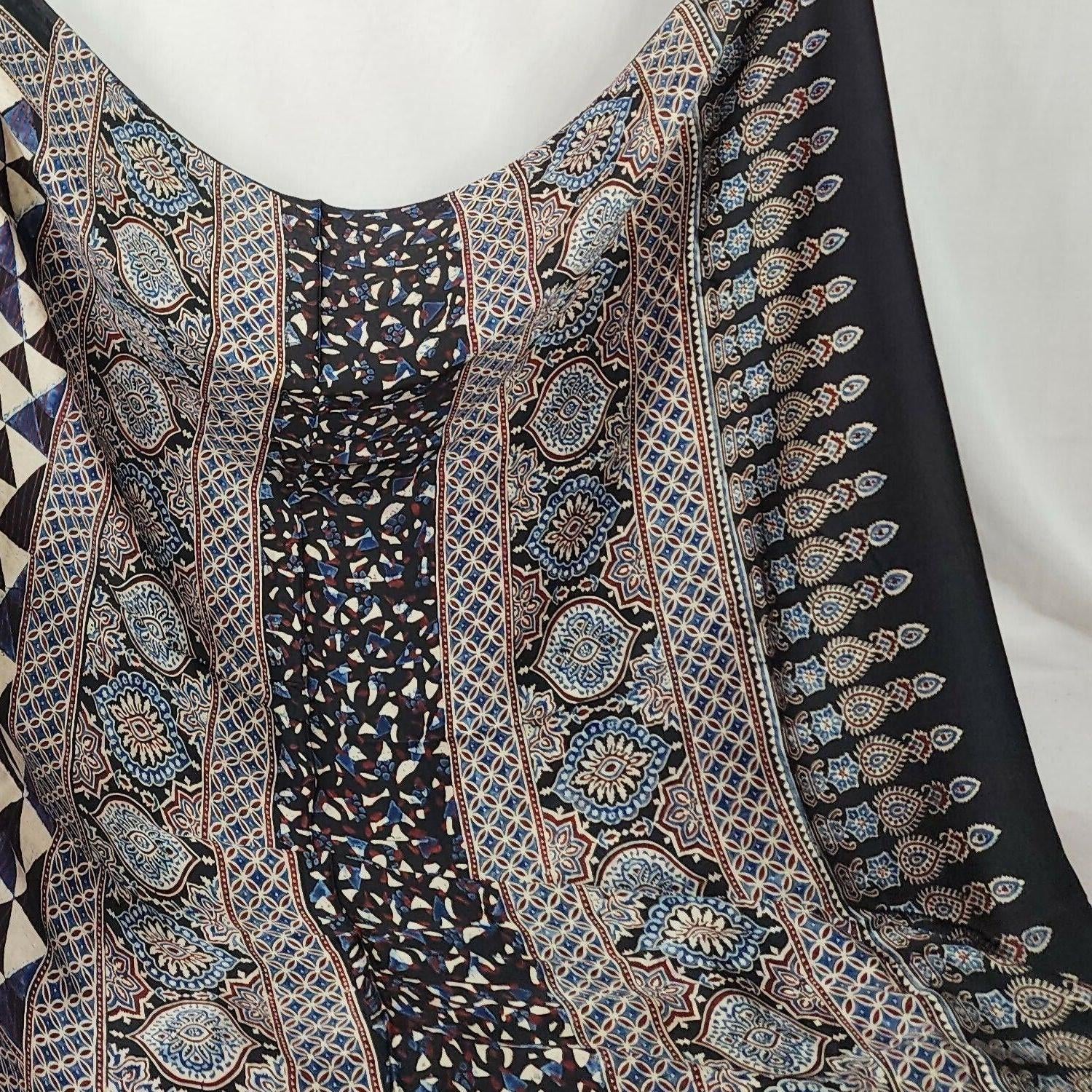 Ajrakh Saree - Artisanal Aura