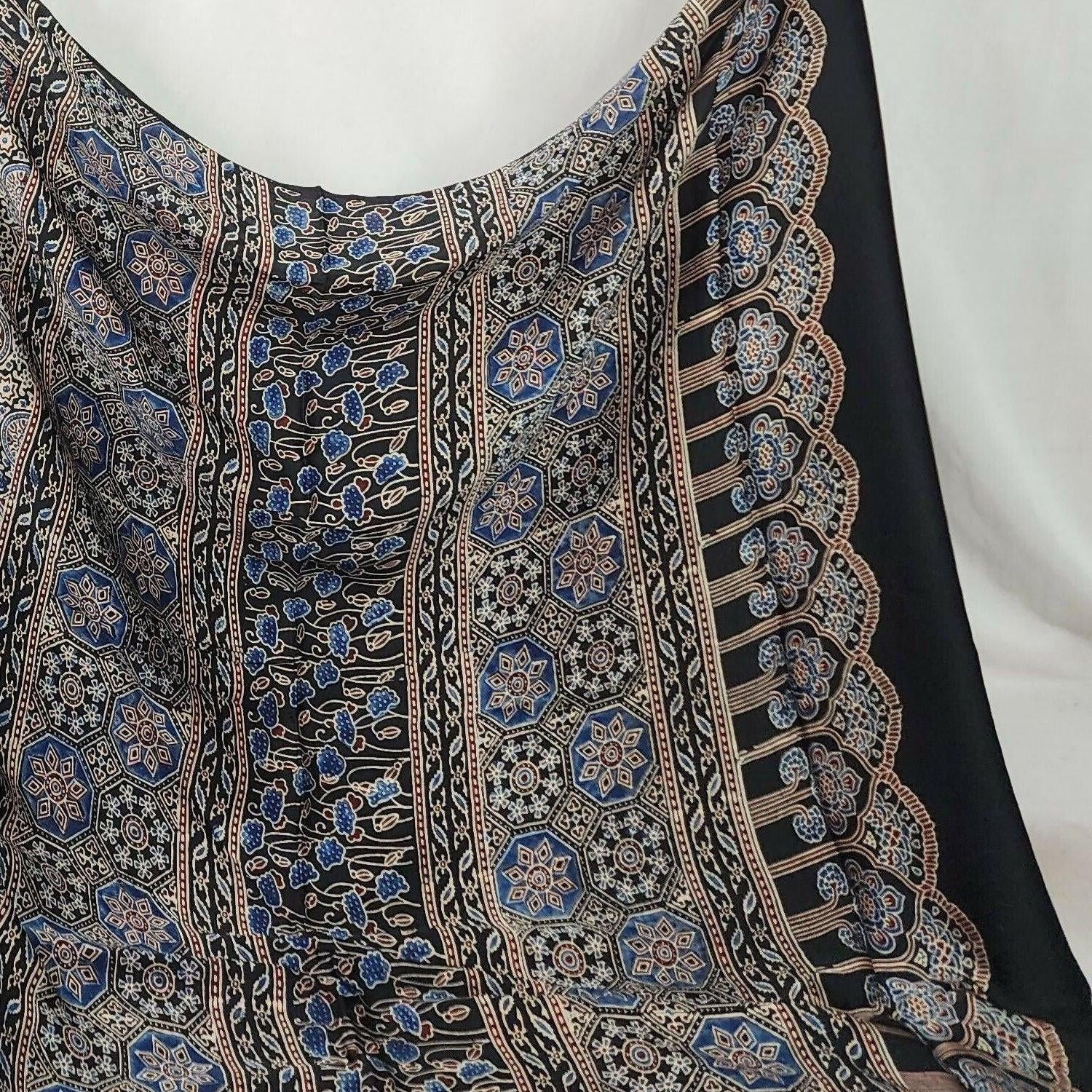 Ajrakh Saree - Rangita