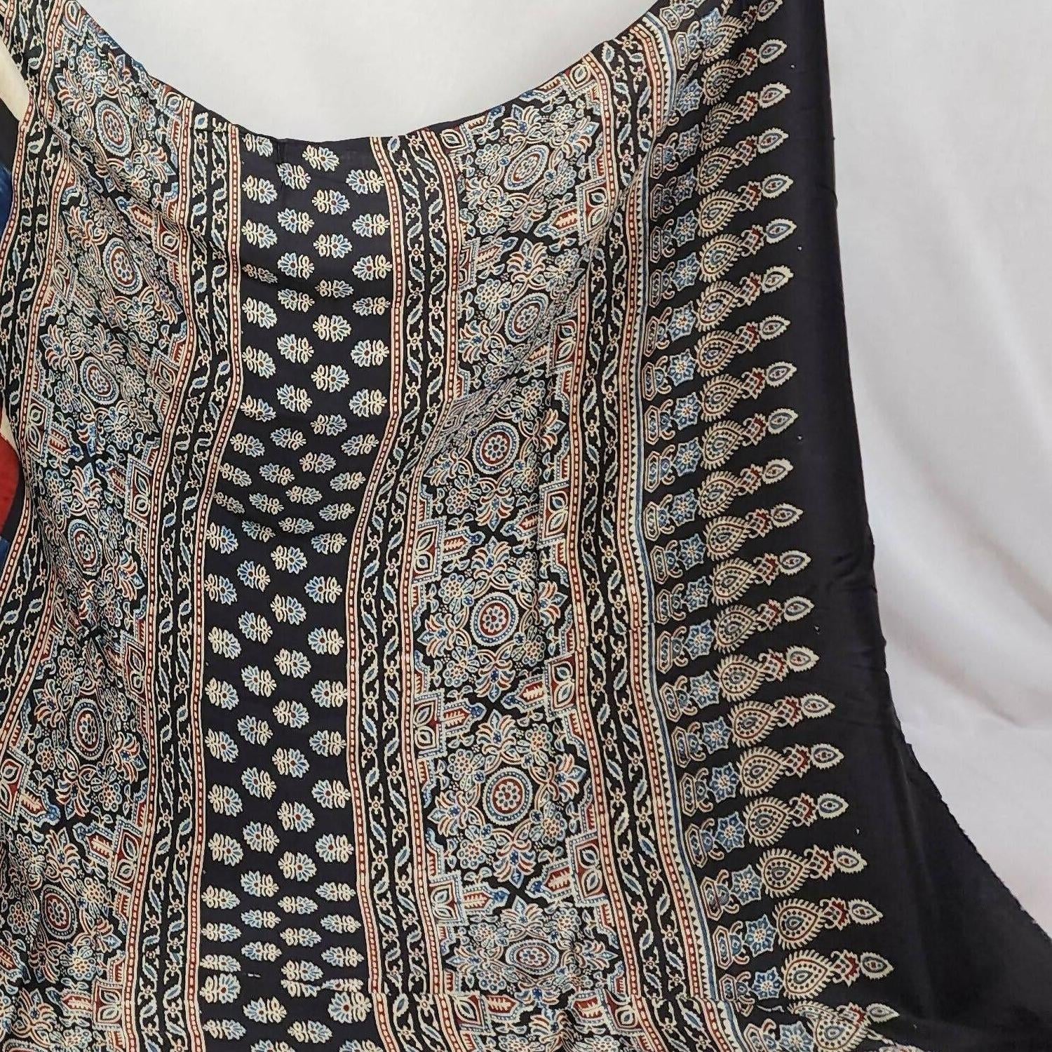 Ajrakh Saree - Ananta