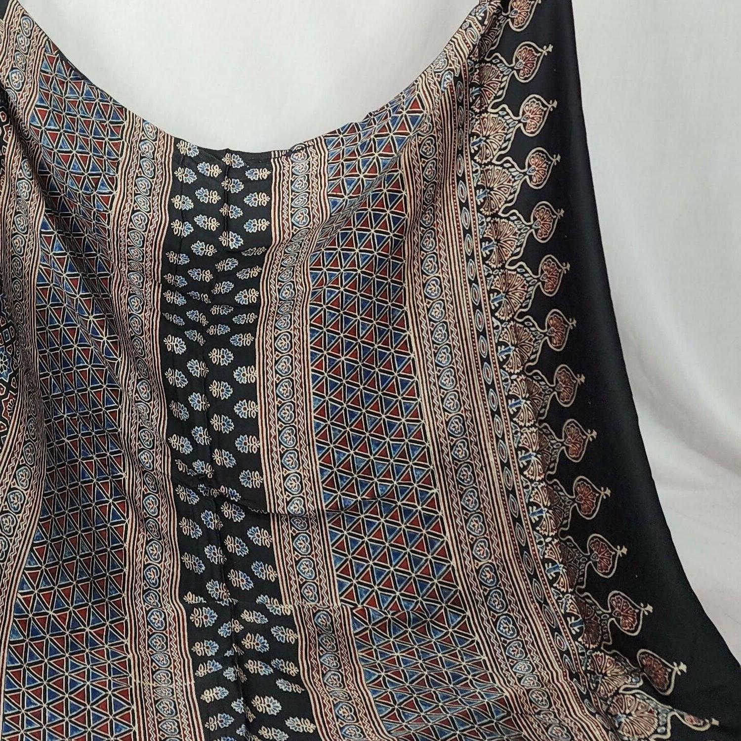 Ajrakh Saree - Mridula