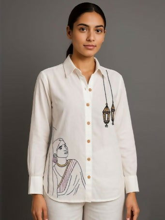 The Waiting Woman Top- Women Comfort Casual Shirt