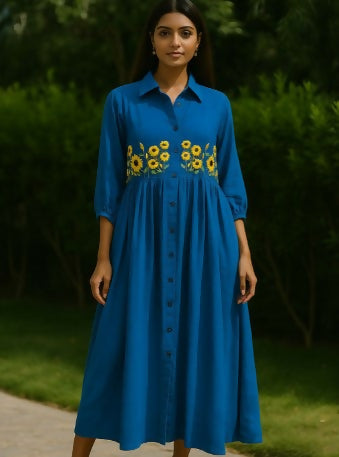 Van Gogh Shirt Dress