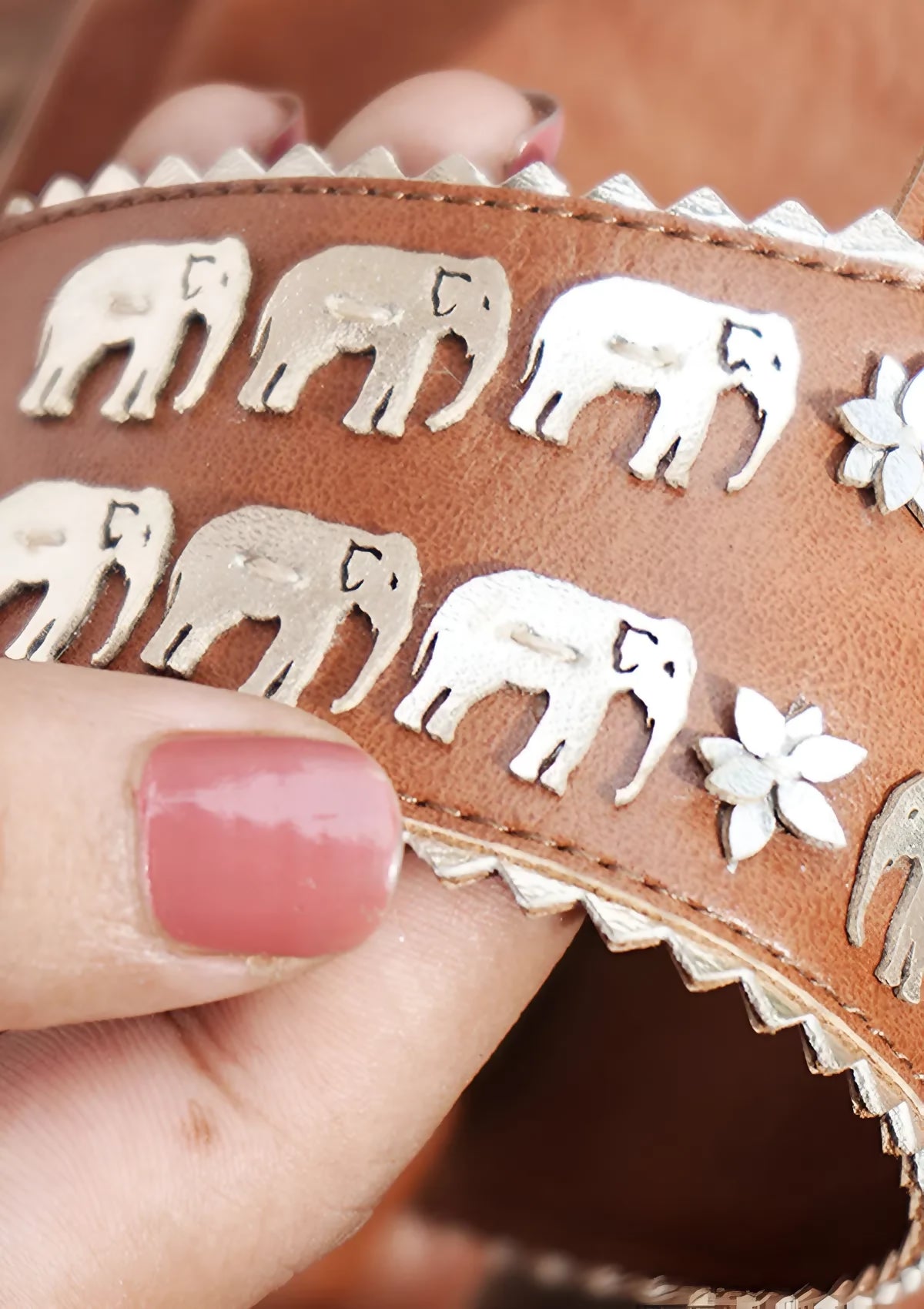 Shahi Brown Handcrafted Flats For Women