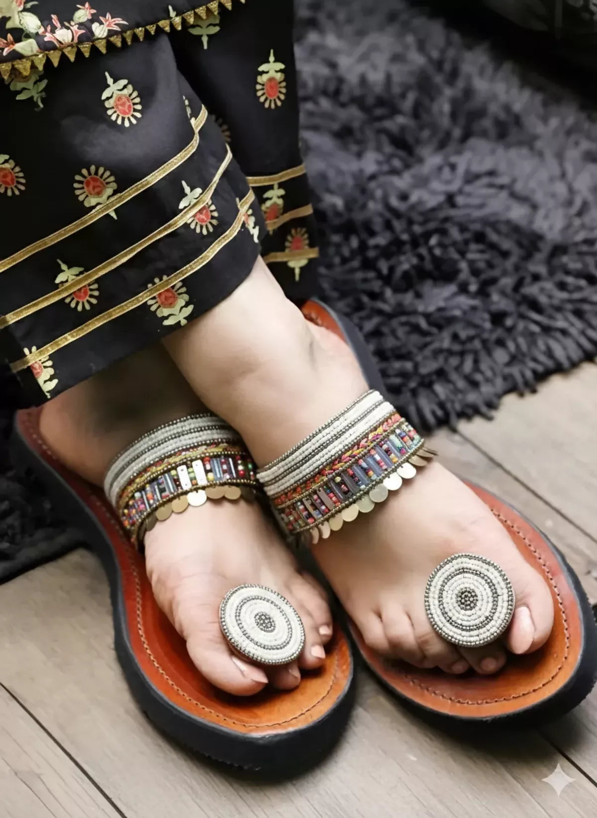 Coin Kolhapuri Chappals – Handcrafted Eco-Friendly Footwear by UrbanicIndia