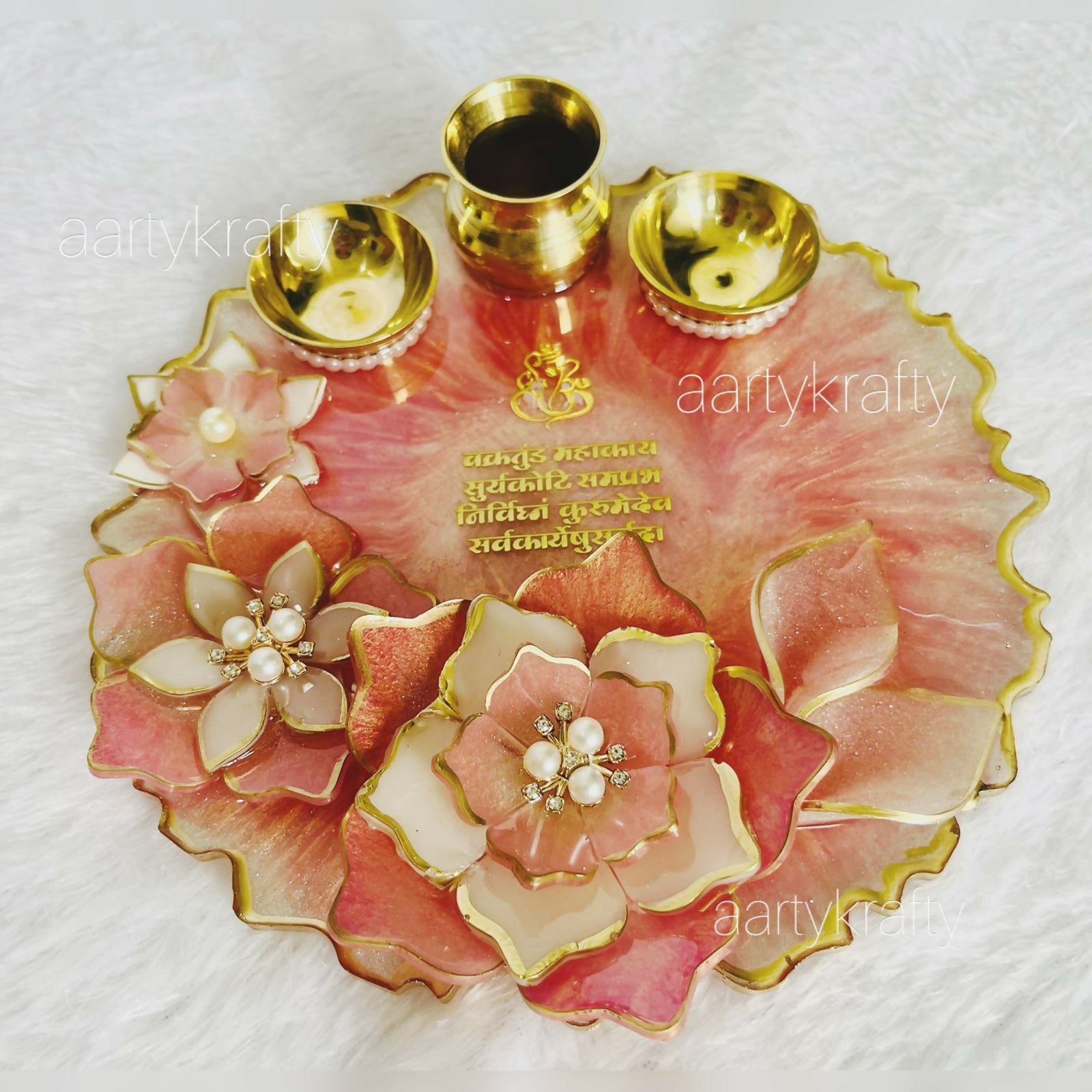Resin Pooja Thali – Ornara