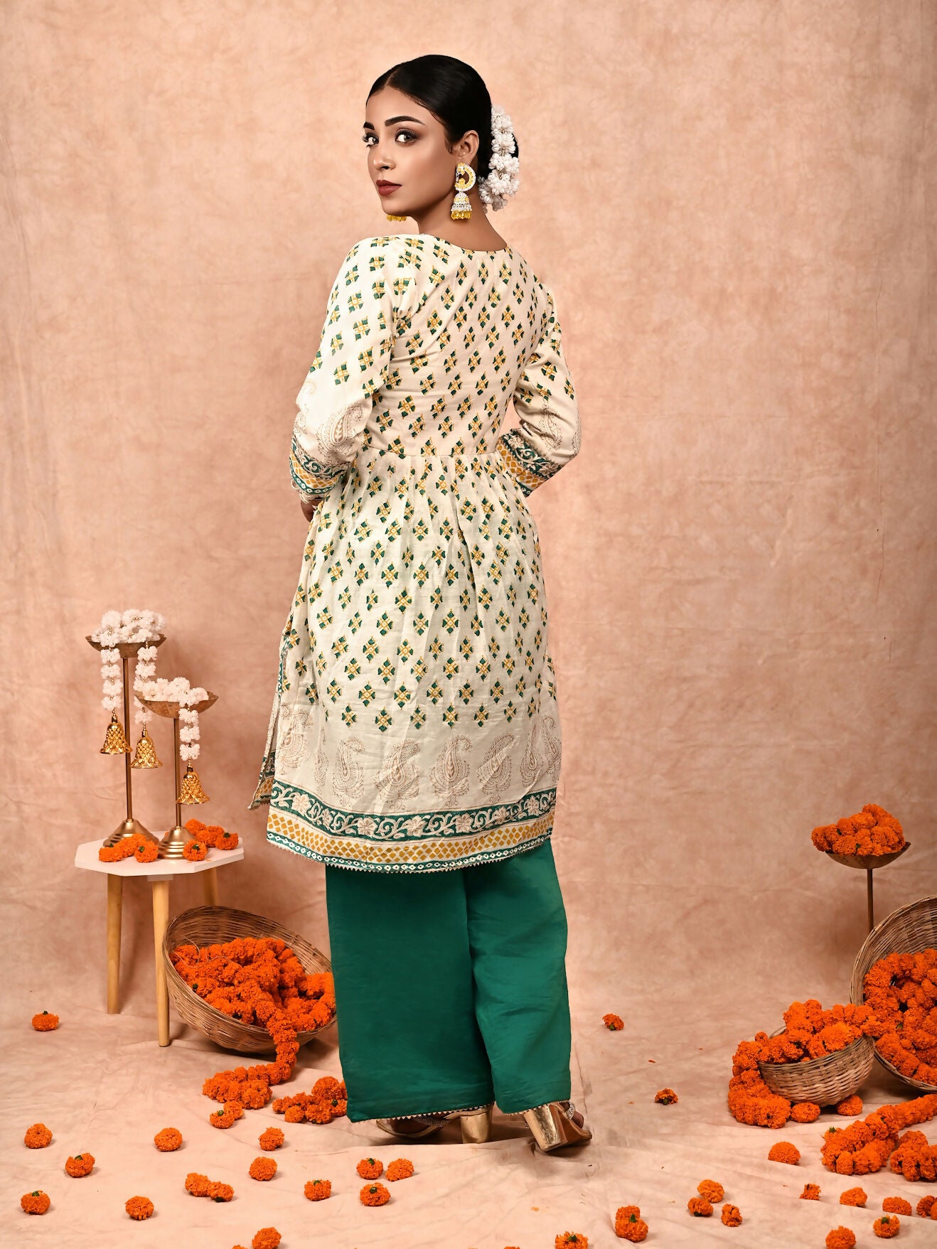 Mallika chanderi silk kurta set