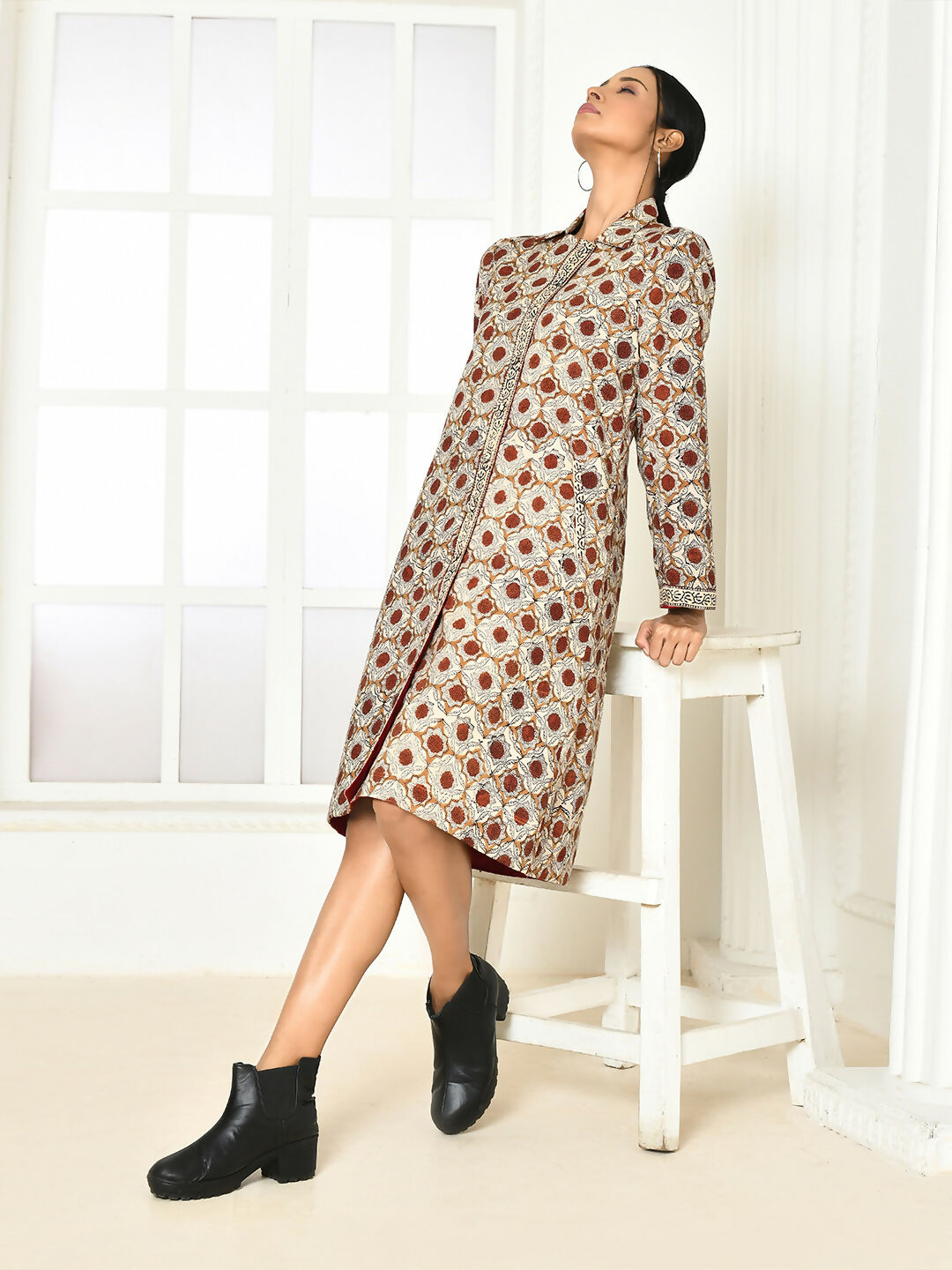 Mia cotton women's long jacket