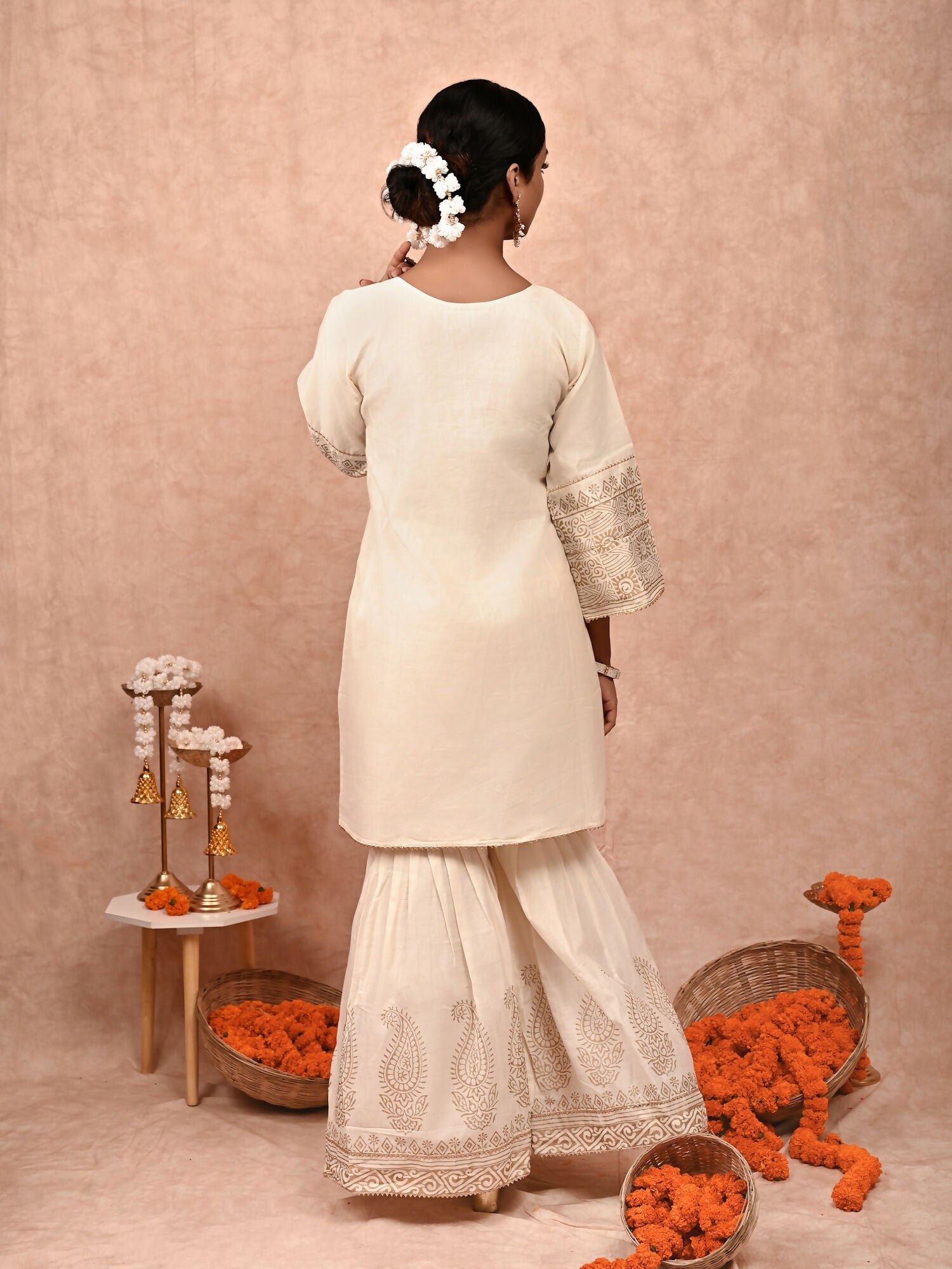 Padma Chanderi silk kurta set of 2