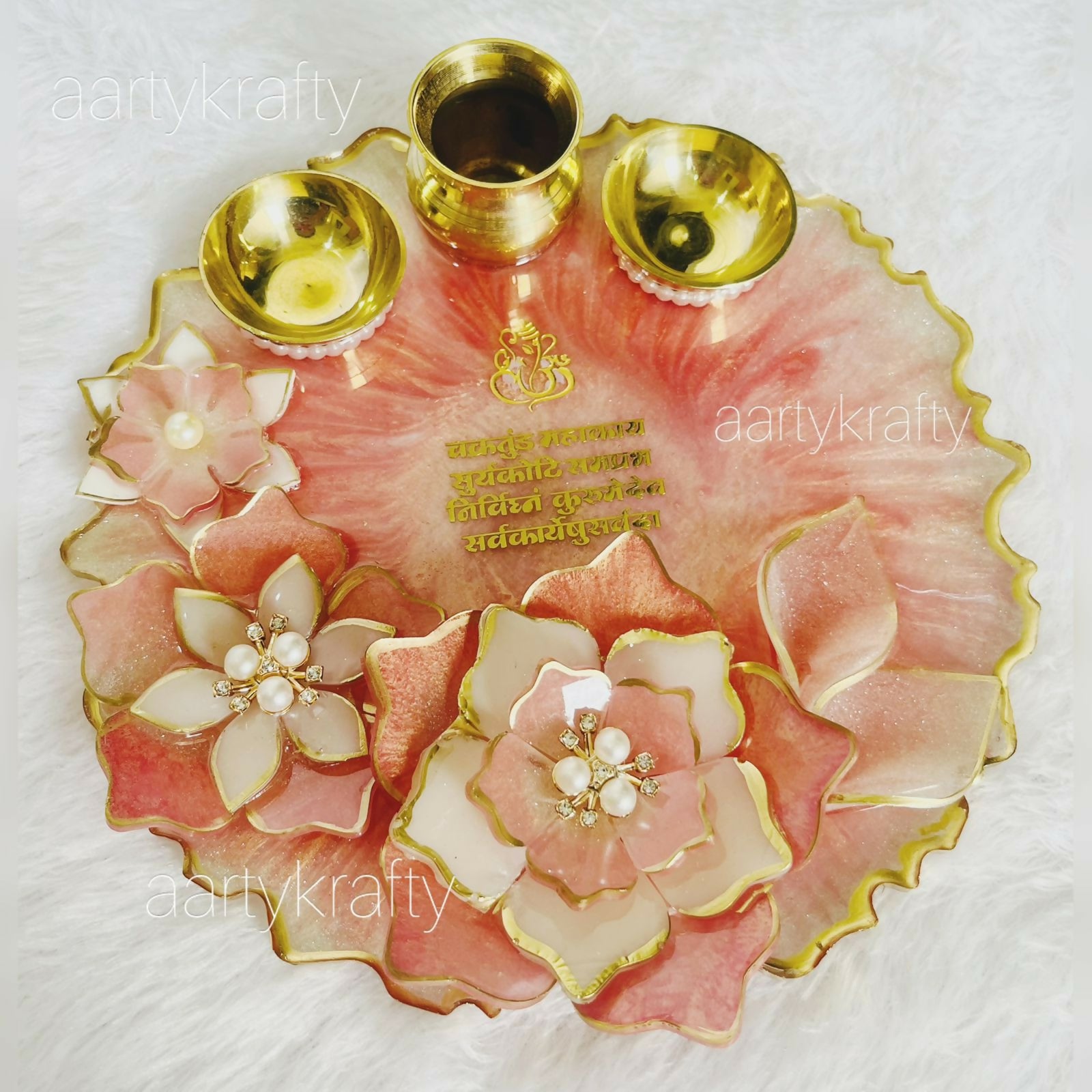 Resin Pooja Thali – Ornara