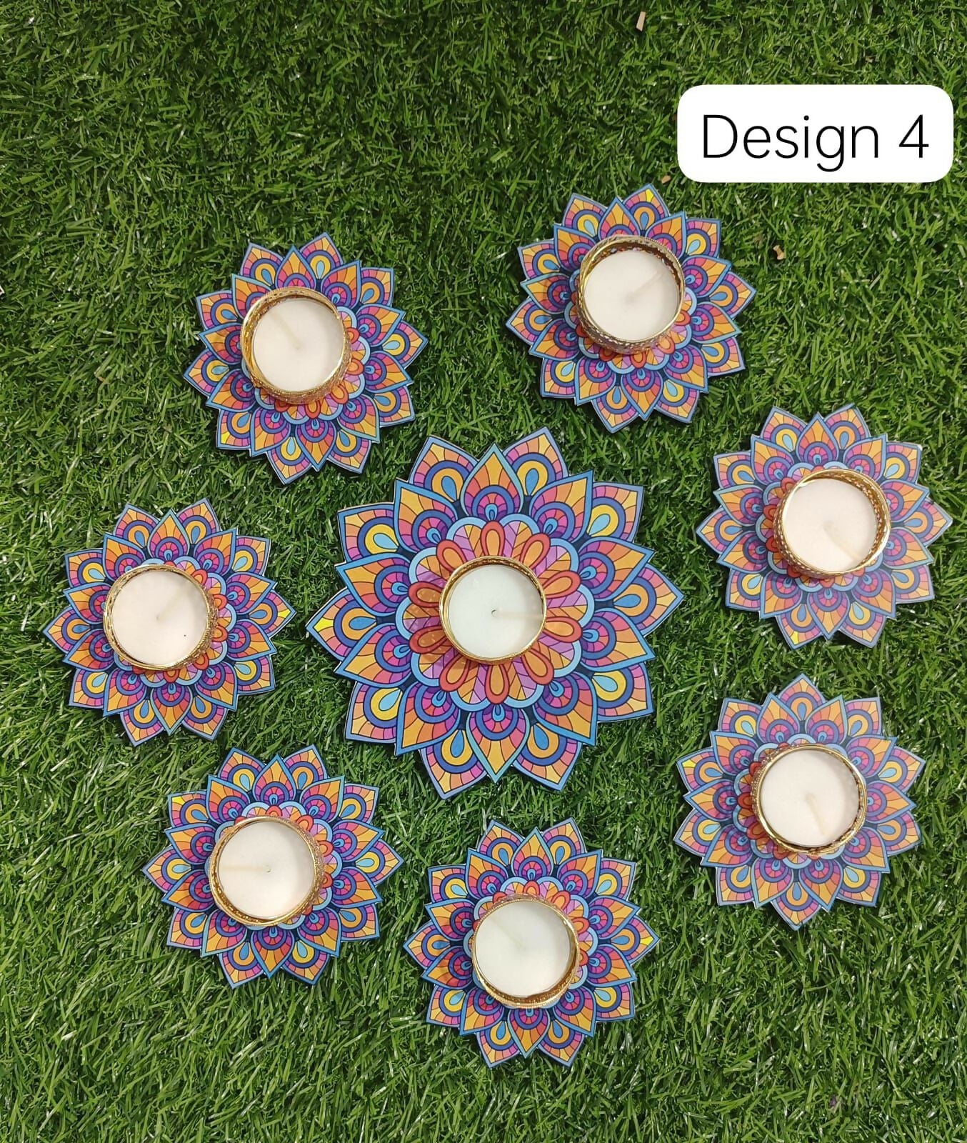 Rangoli Diya Set