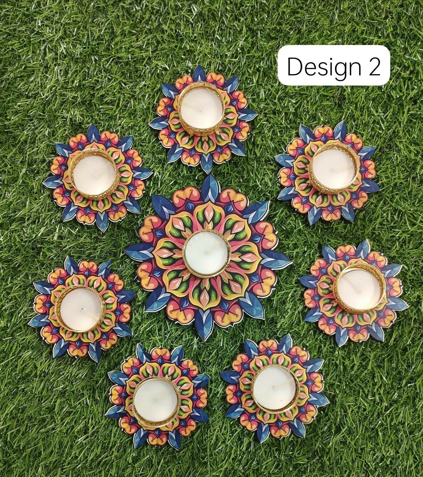 Rangoli Diya Set