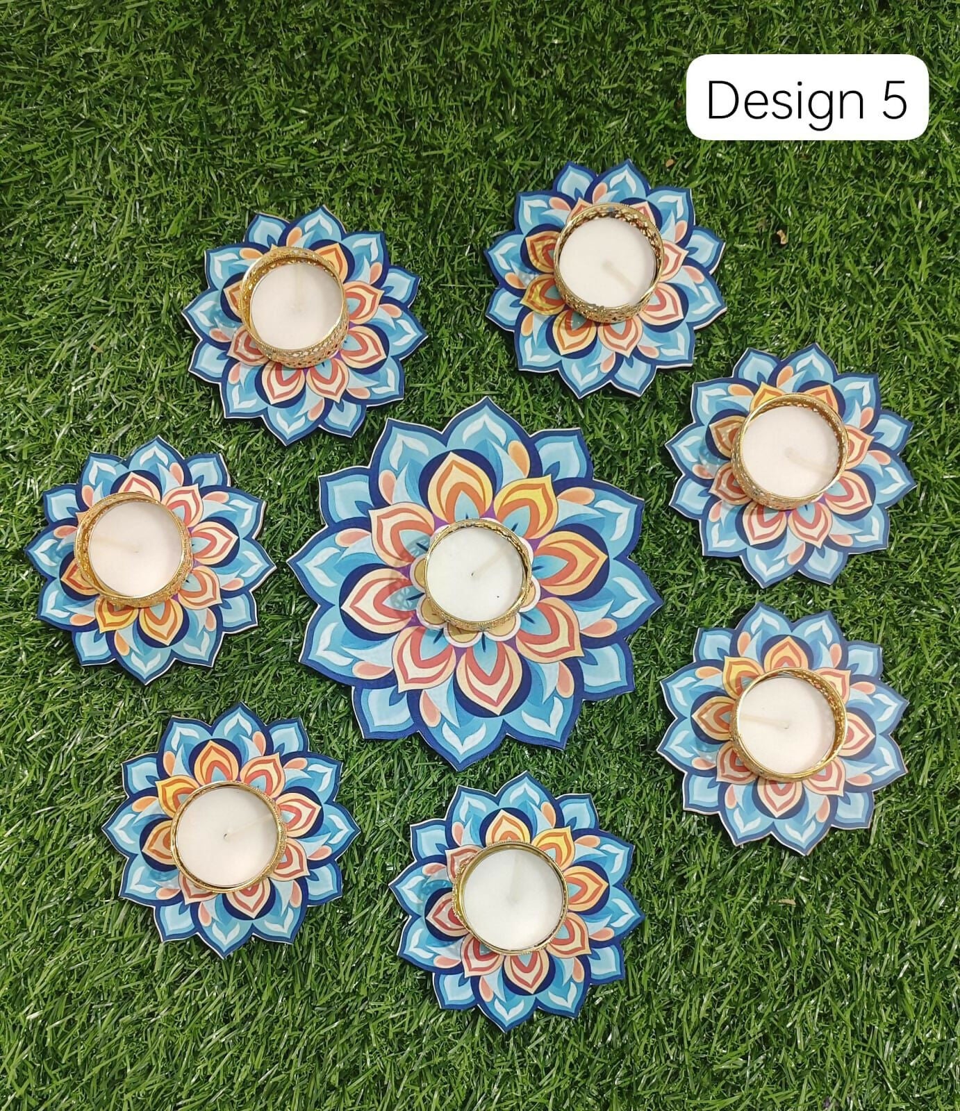 Rangoli Diya Set