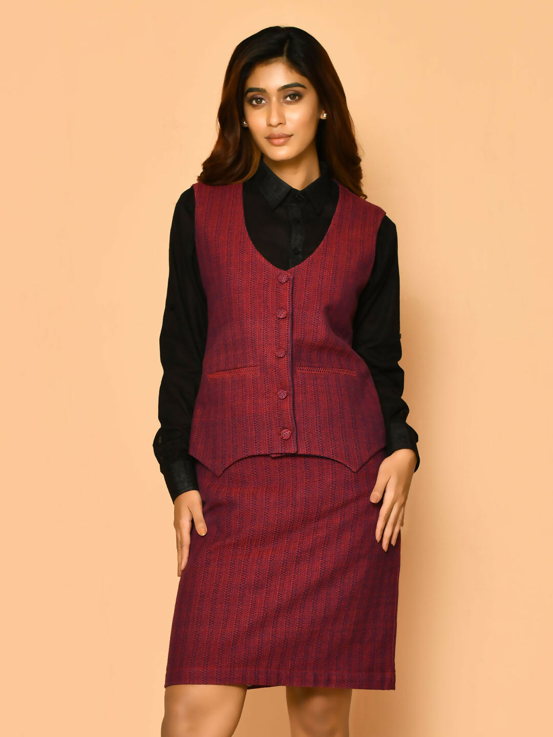 Celina Handloom Cotton Skirt Set