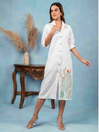 White Cactus Tunic