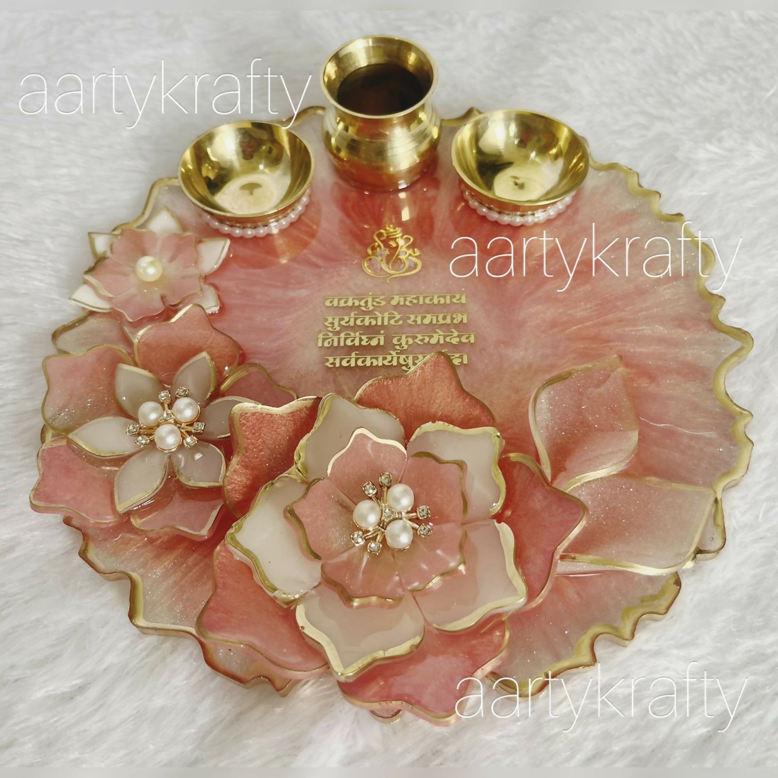 Resin Pooja Thali – Ornara