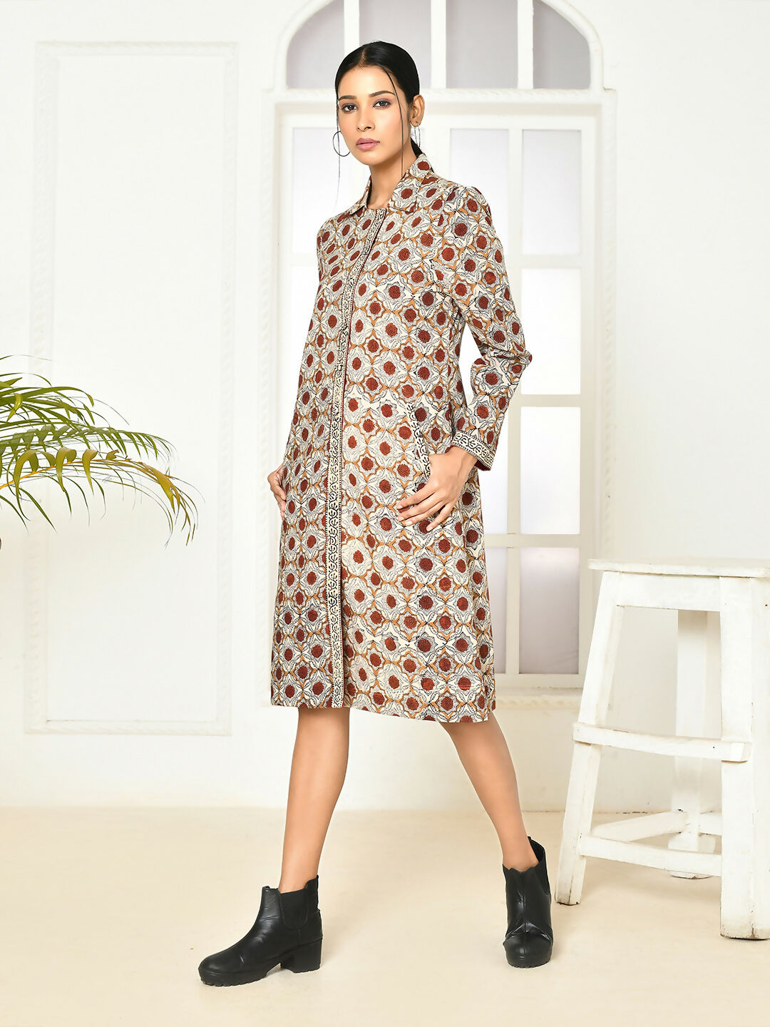 Mia cotton women's long jacket