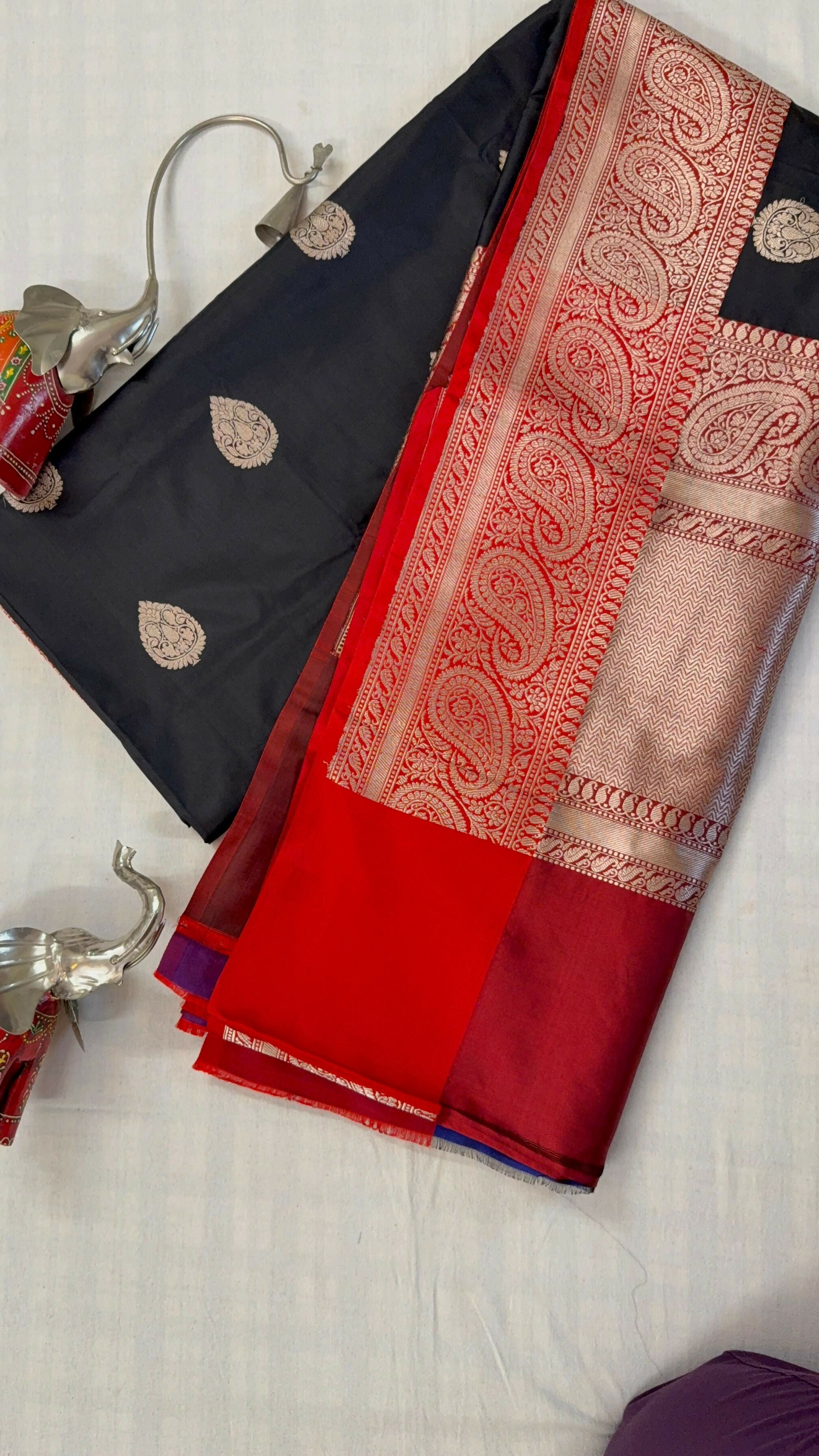 Mayuri (Peacock) Silk Drape