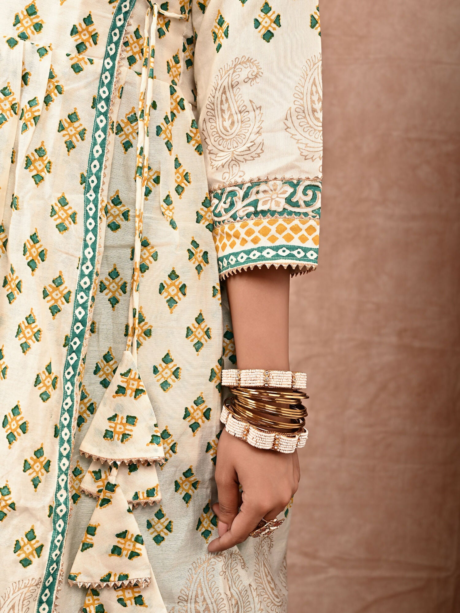 Mallika chanderi silk kurta set