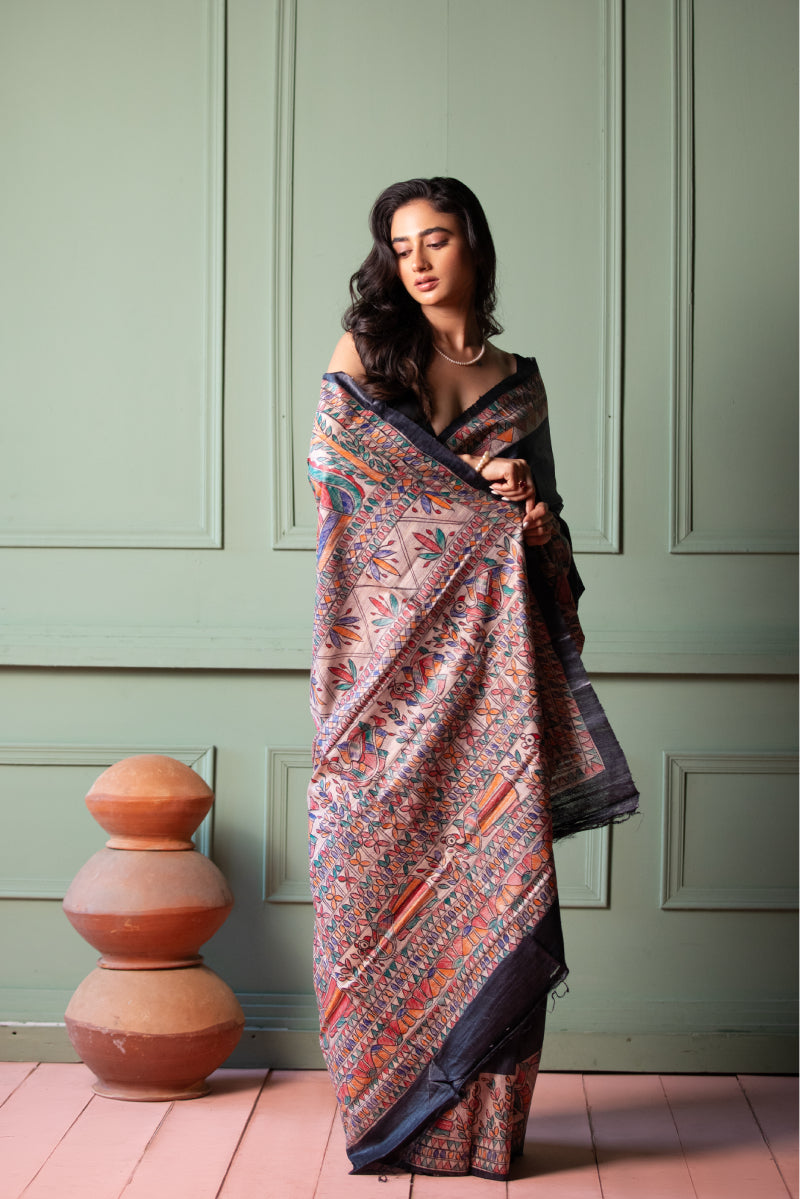 Black Serenity Tapestry