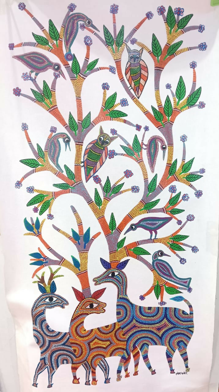 Rhythm of the Wild- Pithora Painting