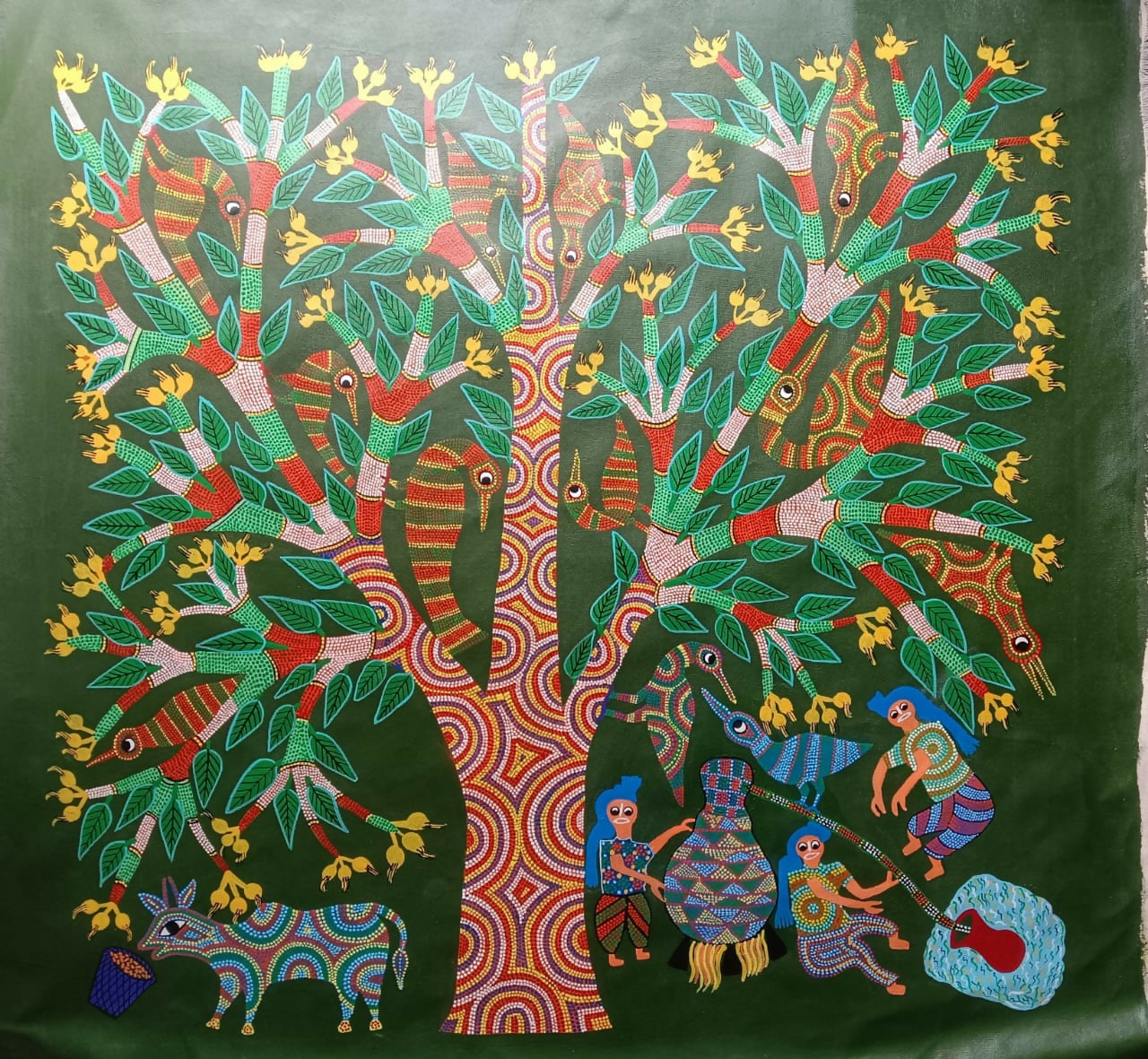 Tribal Tales- Pithora Painting