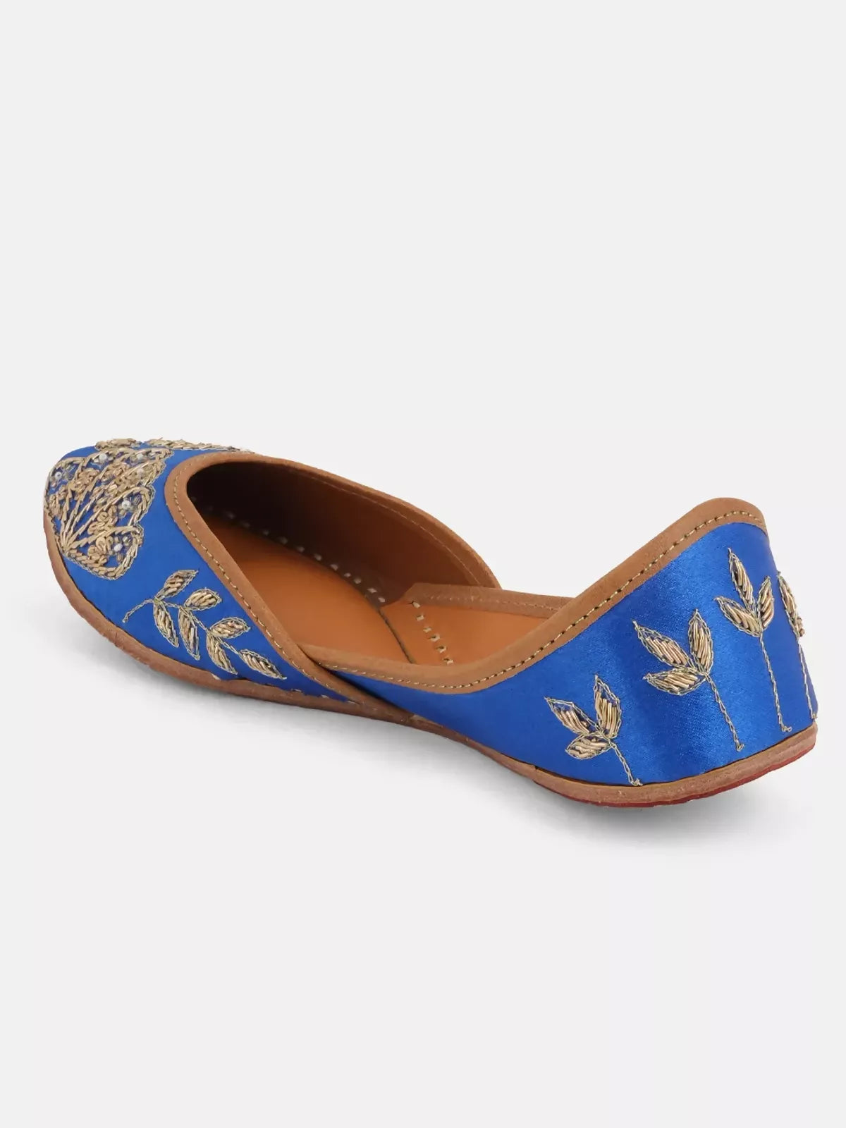 Blue Anmoria Handcrafted Jutti For Women