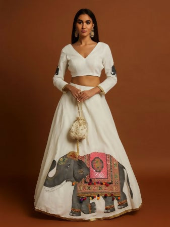Gajraj Art Lehenga - Printed Ready to Wear Lehenga & Choli