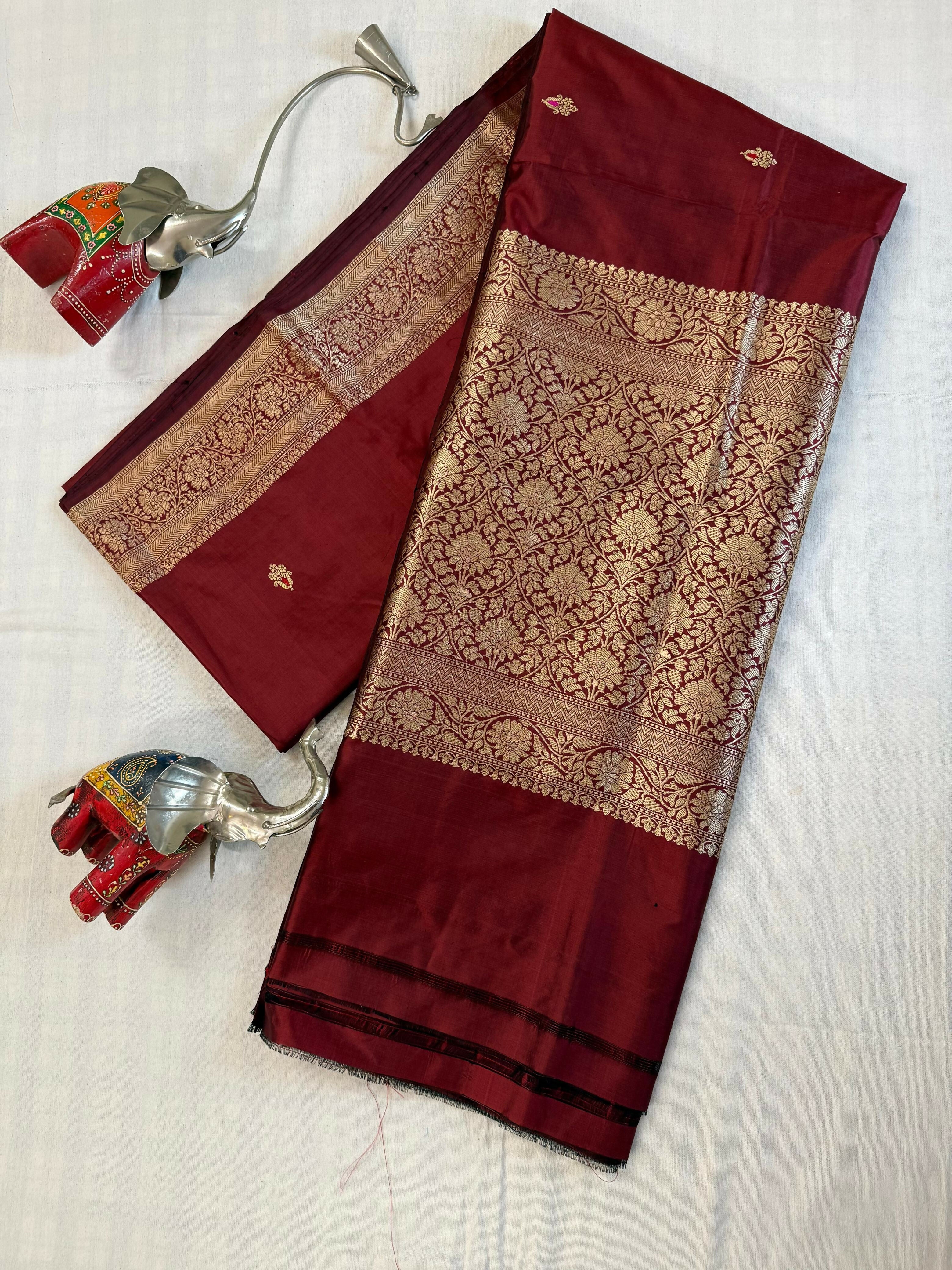 The Gold Floral Pallu