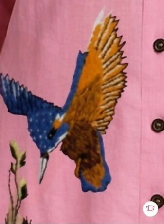 Pink Sky Bird Shirt