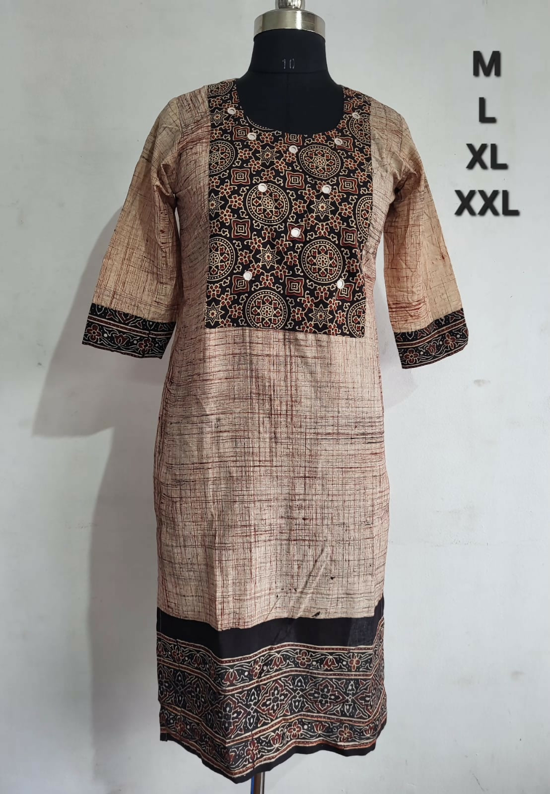 Mirror Trim Kurti