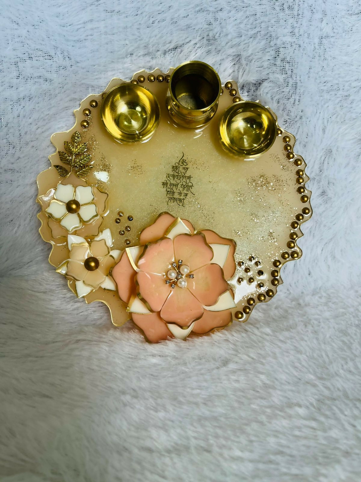 Resin Pooja Thali – Eterna Aura