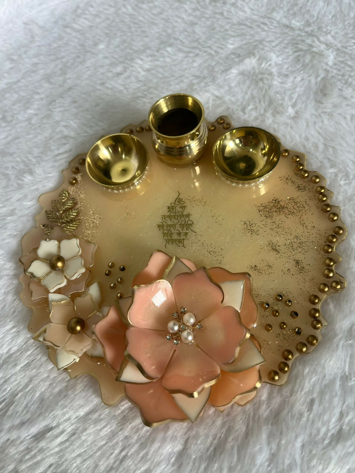 Resin Pooja Thali – Eterna Aura