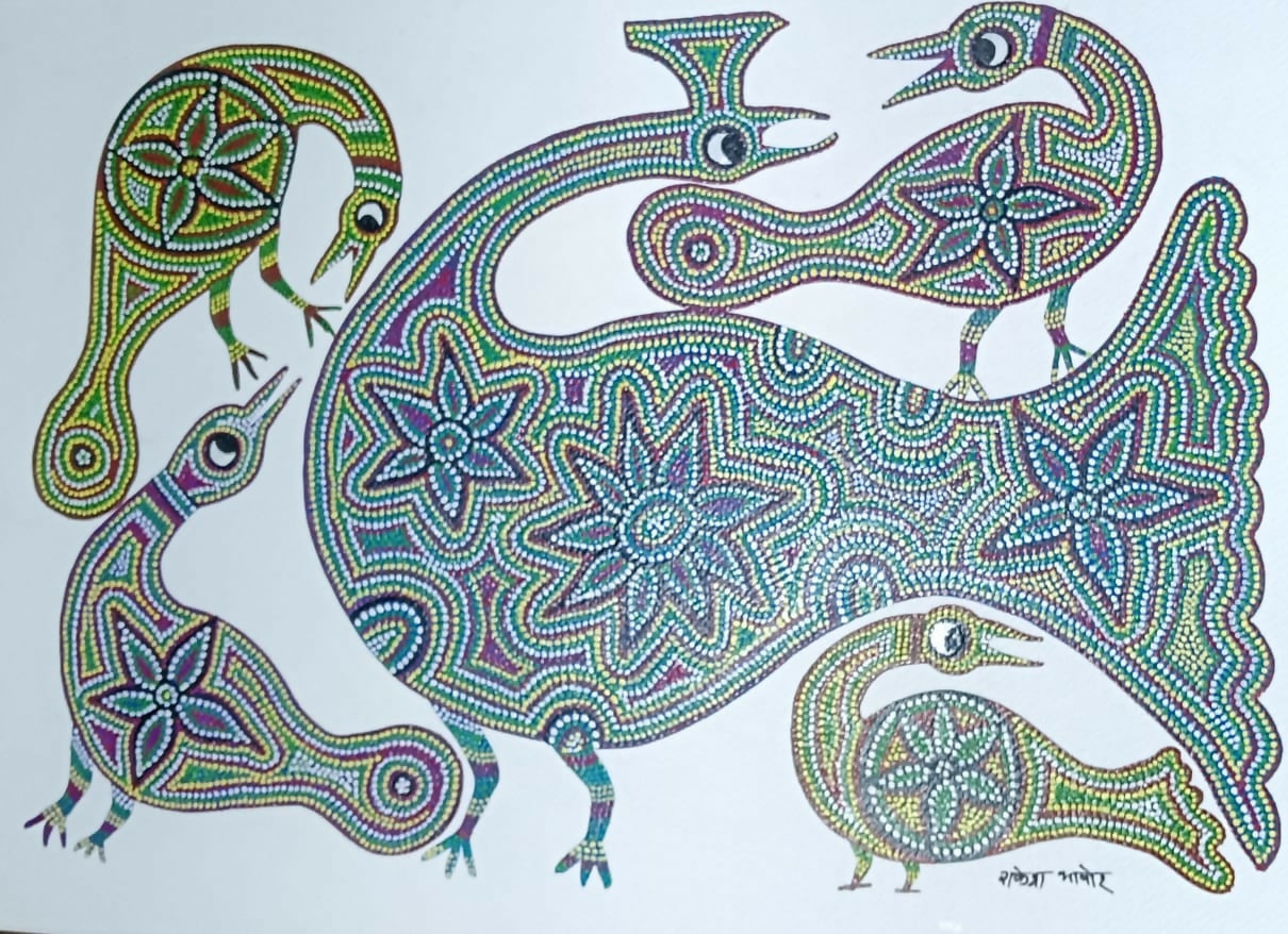 Enchanted Creatures- Pithora Painting