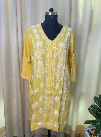 Yellow Jasmine Kurti