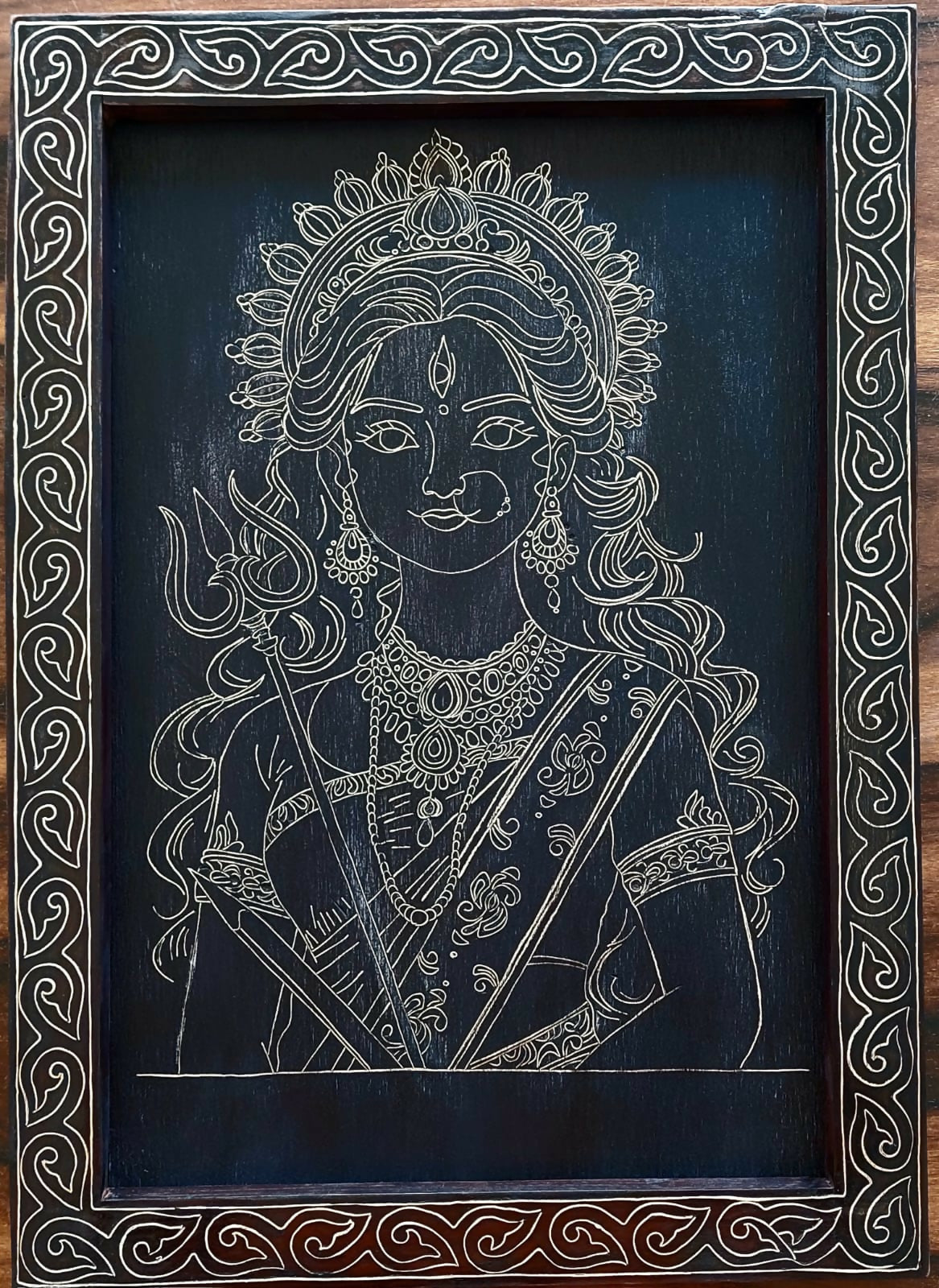 Goddess Durga Painting