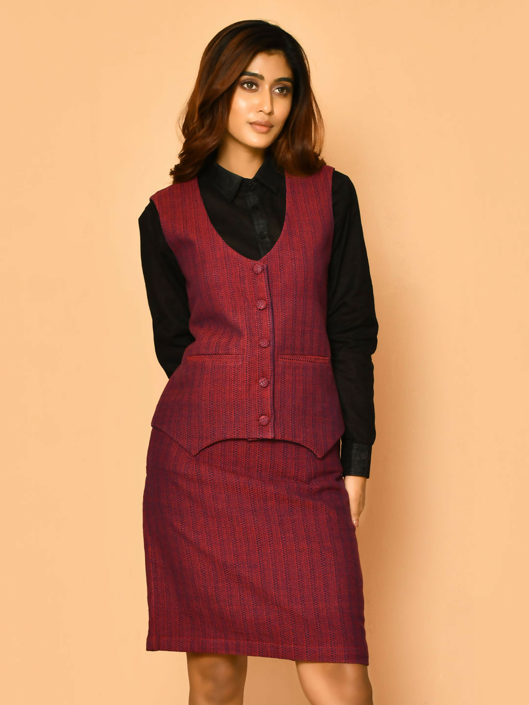 Celina Handloom Cotton Skirt Set