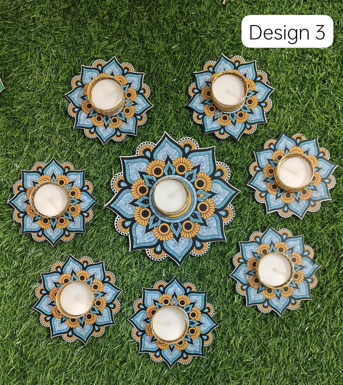 Rangoli Diya Set