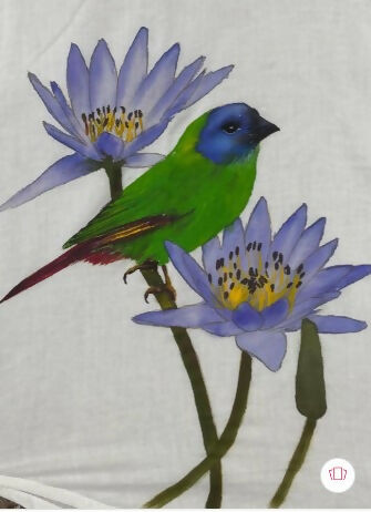 The Vivid Waterbird Shirt -Women Comfort Casual Shirt