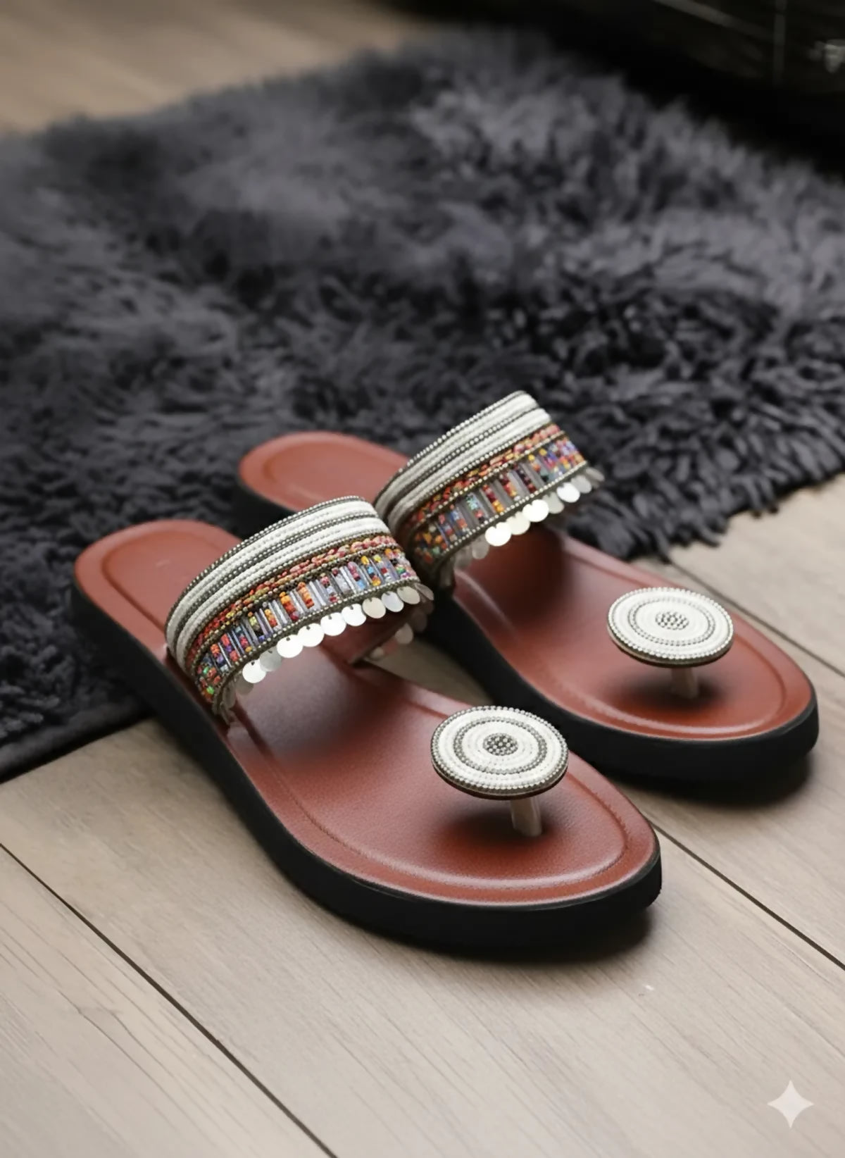 Coin Kolhapuri Chappals – Handcrafted Eco-Friendly Footwear by UrbanicIndia