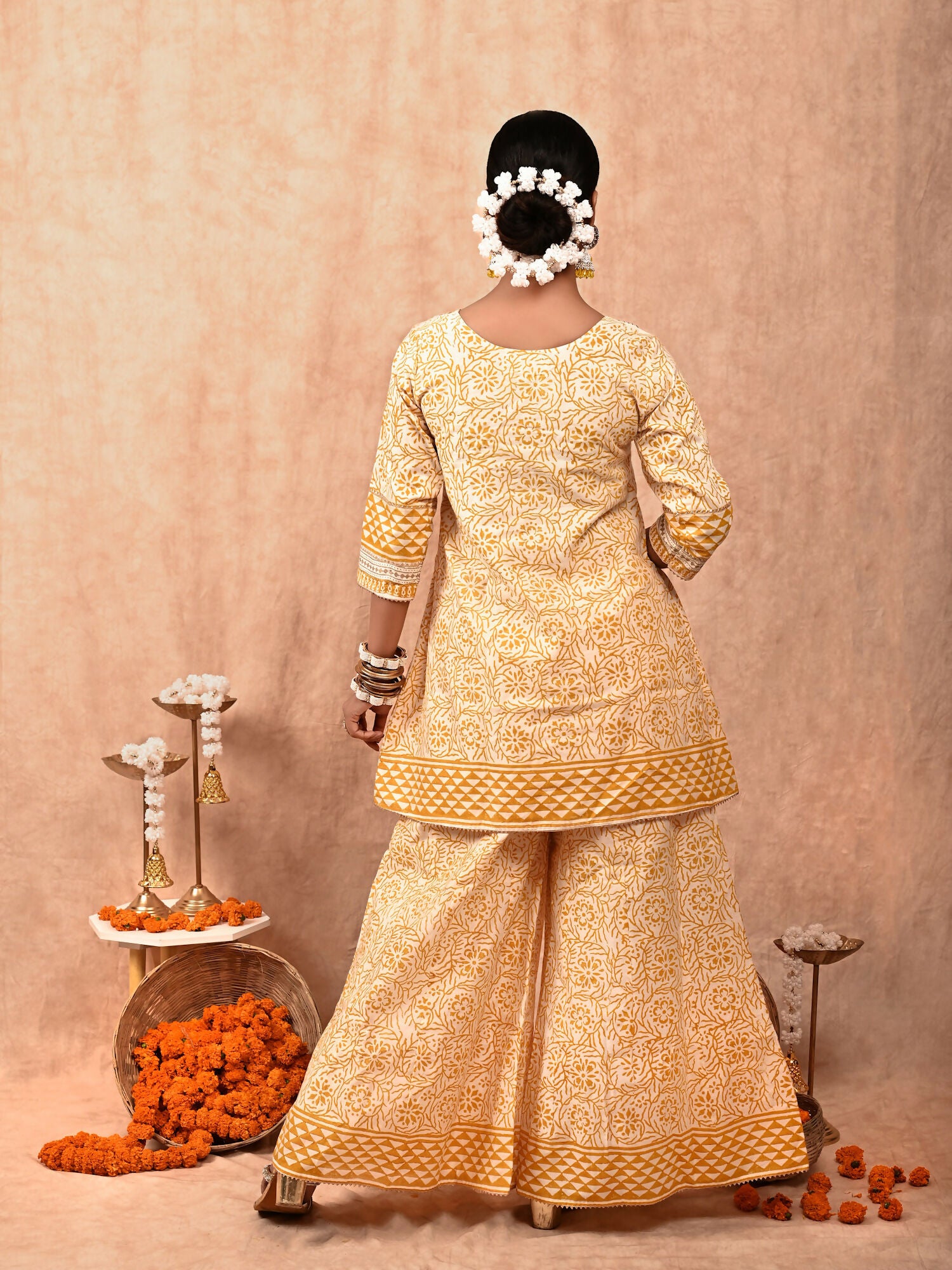 Zeenat Chanderi silk kurta set of 2