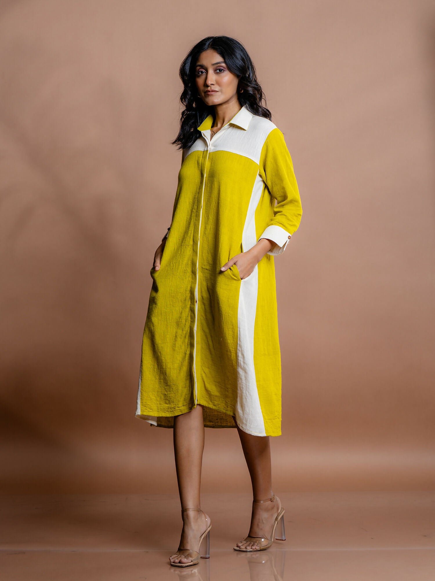Zafira Kala Cotton Shirt Dress