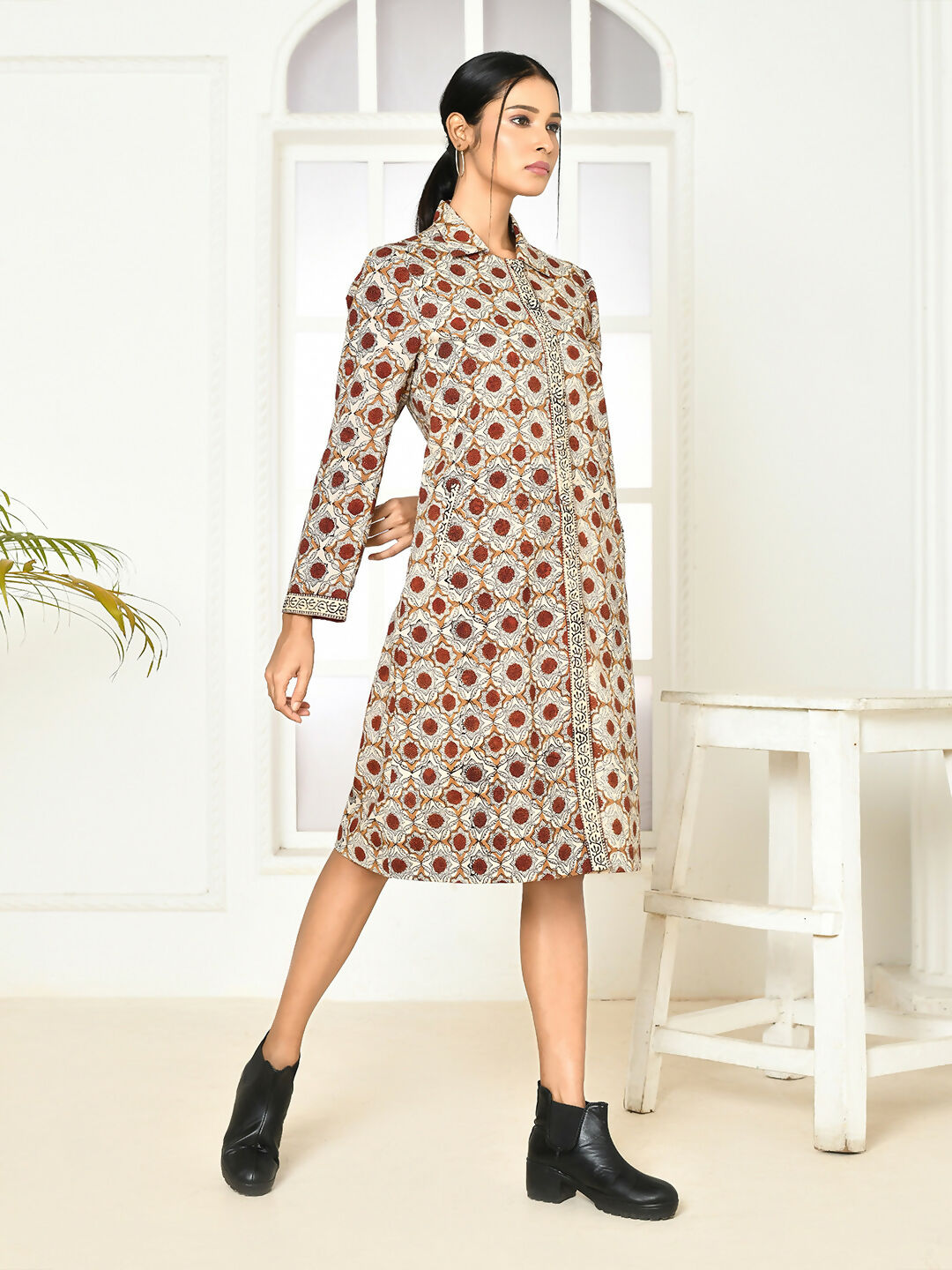 Mia cotton women's long jacket