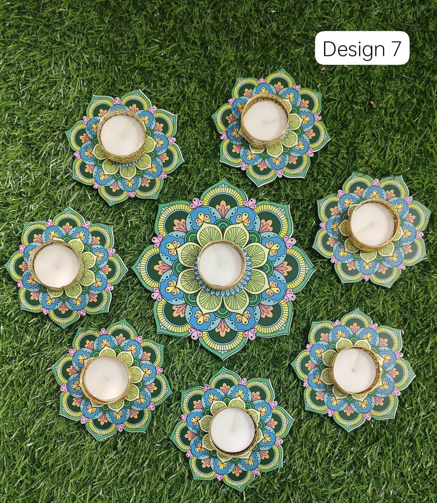 Rangoli Diya Set